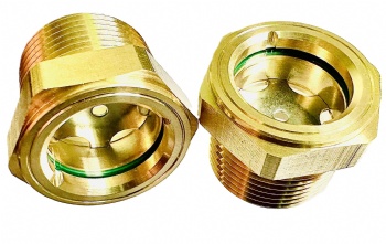 NPT Brass Oil Sight Glass