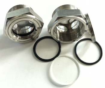Metric Stainless Steel Oil Sight Glass