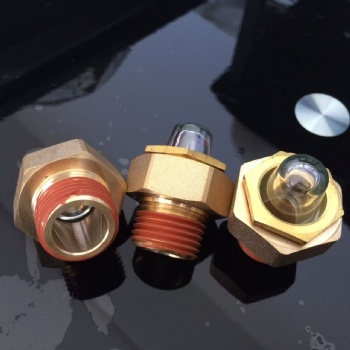 NPT Brass Dome Oil Sight Glass