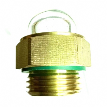 BSP Brass Dome Oil Sight Glass